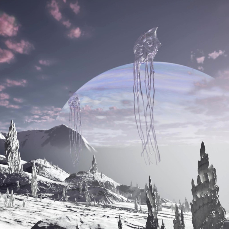 Silhouette of a hiker at sunset